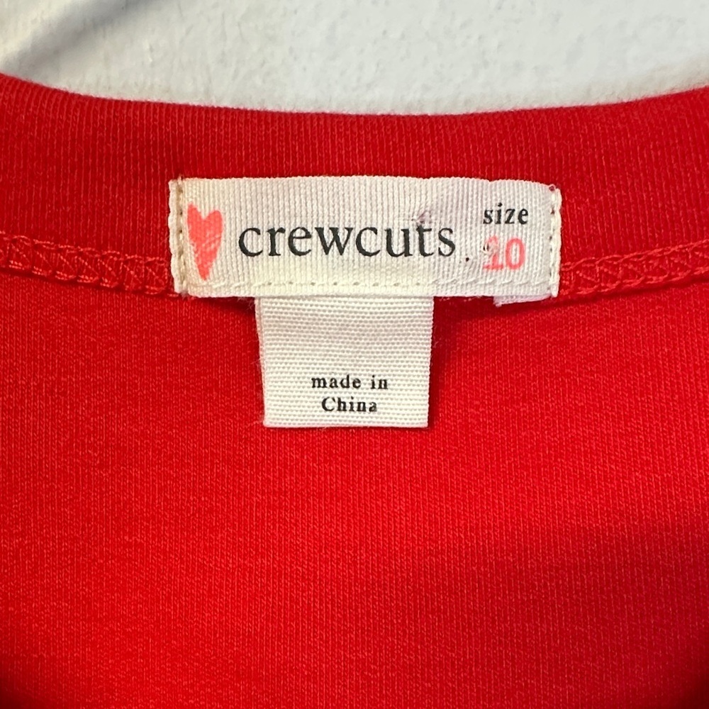 J. Crew Crewcuts Girls Sleeveless Ponte Knit Zippered Pockets Girls Size 10 - Picture 2 of 6